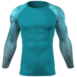 Rashguard respirant pour entraînement de combat en salle de sport, haute qualité, nouveau style, rashguard pour homme, vente en ligne à prix avantageux - Product Image 1