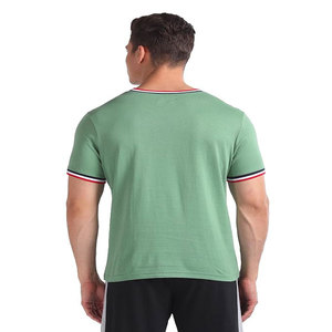 MOQ bajo del fabricante Camisetas de gran tamaño 240GSM Algodón Secado rápido Unisex Diseño de impresión Hombro caído 240GSM Camisetas de algodón Hombres - Product Image 6