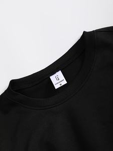 Ensemble d'été pour hommes T-shirt à manches courtes personnalisé deux pièces 100% Polyester séchage rapide respirant Style de rue Logo personnalisé - Product Image 4