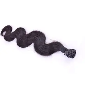 Russian Ash Blonde Body Wave Natural Wavy Microlinks I Tips Hair Brazilian Virgin Human Hair Bundles with matching hair vendor