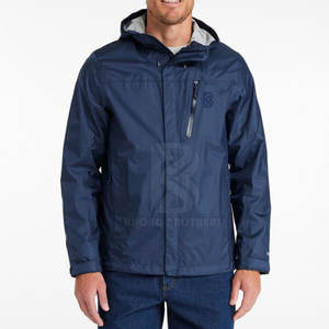 Meilleures ventes 100% coton Veste de pluie pour hommes Dernier style avec col à capuche Taille adulte Vente en gros - Product Image 1
