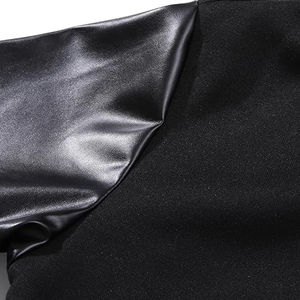 Dernière conception de vente en gros veste universitaire personnalisée de qualité supérieure pour femmes, col en V, bouton, broderie de baseball, imprimé, teint uni - Product Image 4