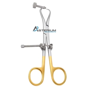 Small Bone Plate Holding Forceps with Integrated <b>Drill</b> <b>Guide</b> Orthopedic Reduction Instrument for Precision Fracture Fixation - Product Image 1