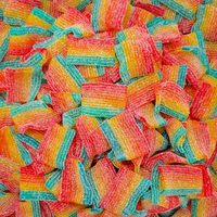 Fabrieksdirect zuurzoete gummy snoepjes, blauwe bes en aardbei gemengde smaak, Halal OEM gummies