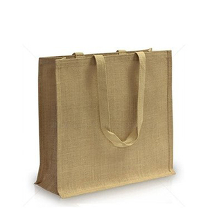 Jute Handled Drawstring Tote <b>Bag</b> / Natural Canvas Sacks Double Draw String <b>Bags</b> / Beach & Lunch <b>Bags</b> for Women - Product Image 1