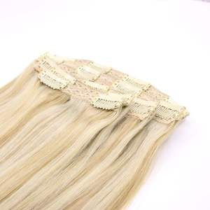 Extensiones de Cabello Humano con Clip, 100% Cabello Natural Remy Vietnamita, Precio de Mayorista, ODM OEM, Envío Gratis - Product Image 1