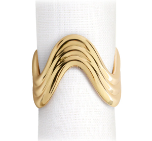 Luxury Gold <b>Twisted</b> <b>Shape</b> Napkin Ring For Wedding Table Decor in Wholesale Price - Product Image 4