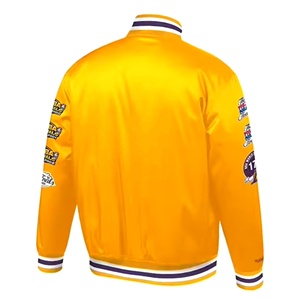 Chaqueta Varsity de fabricantes directos de fábrica, material personalizado y logotipo, Chaquetas deportivas cómodas totalmente personalizables para hombres - Product Image 3