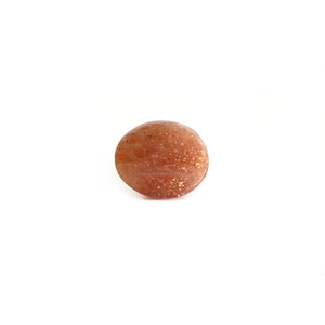 Pierre de soleil naturelle polie de 30,2 carats, pierre de lune orange facettée de forme ovale, pierre précieuse non montée, hauteur de 8 mm et diamètre du trou de 1 mm - Product Image 2