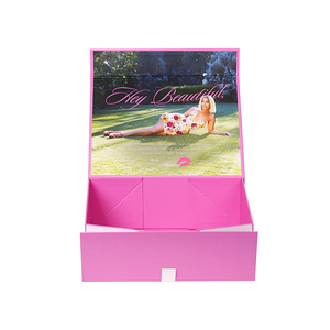Boîte-cadeau <span class=keywords><strong>en</strong></span> <span class=keywords><strong>carton</strong></span> pliable de luxe personnalisée fermeture magnétique emballage rigide pliable pour chaussettes avec stratification mate - Product Image 4