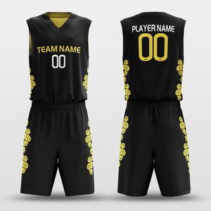Uniformes de Baloncesto Transpirables de Punto de 200 Gramos para Hombre, Conjunto Personalizado para Equipos con Estampado de Año Nuevo para Deportes de Verano, Estilo Formal - Product Image 3