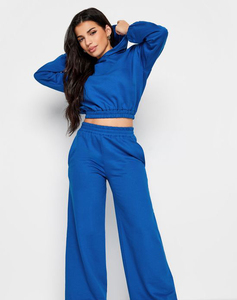 เสื้อครอปมีฮู้ดถักสำหรับผู้หญิงชุดแฟชั่นแนวสตรีททันสมัยใส่สบายใส่ได้ทุกฤดู - Product Image 4