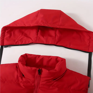 Chaqueta de Golf Acolchada para Hombre, con Cuello Alto, Cierre Frontal con Cremallera, Bolsillos, Resistente al Viento, con Logotipo Personalizado - Product Image 3