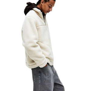 Hot Sale Branded <b>Men's</b> <b>Hoodies</b> Sweatshirts Custom Design Style Fashion Casual Street Wear Zip Up Zipper <b>Sherpa</b> Fur <b>Men</b> <b>Hoodies</b> - Product Image 5