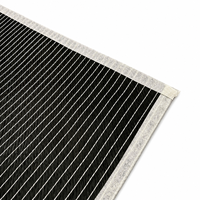 0 ° ±45 ° 90 °   Rouleau de tissu en fibre de carbone à quatre axes - Tapis cousu haute résistance pour pales d'éoliennes