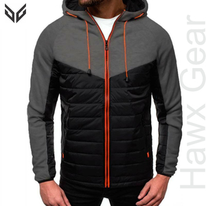 Veste rembourrée professionnelle pour hommes Slim Fit pour l'hiver Utilisation extérieure Tissu de toile personnalisable - Product Image 1