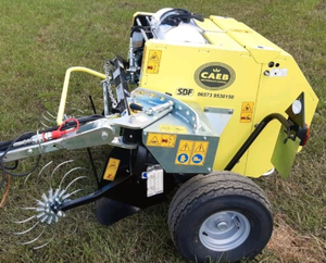 Presse à foin de paille ronde à prix compétitif Mini presse à foin ronde avec approbation CE à des prix modérés Expédition dans le monde entier - Product Image 3