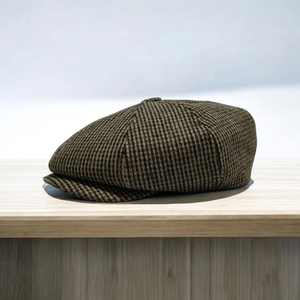 Wool Winter <b>Flat</b> <b>Cap</b> Button Warm Vintage Style Unisex <b>Hat</b> High Quality Adjustable Custom Logo Private Label OEM ODM Wholesale - Product Image 6