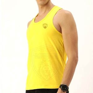 เสื้อกล้ามออกกำลังกายผู้ชายขายดี ผ้าฝ้าย 100% ระบายอากาศดี สวมใส่สบาย เหมาะสำหรับฟิตเนสและเพาะกาย เสื้อผ้ากีฬาแบบถัก - Product Image 5