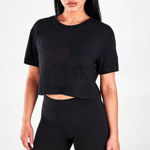 Camiseta corta para correr para mujer de nuevo estilo, colección de verano de corte holgado, hecha en Pakistán, precio al por mayor - Product Image 1