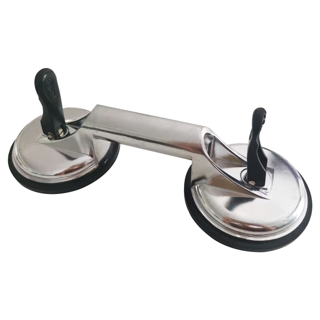 Double Claw Aluminum Alloy Suction Cup Single Vacuum Glass Suction Lifter Used for Ceramic Tile, Marble, Metal