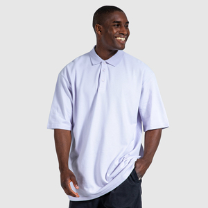 Camiseta Polo de Algodón y Poliéster de Estilo Casual para Hombre, Talla Grande, con Logotipo Personalizado, Secado Rápido, Transpirable, de Manga Corta, para Golf - Product Image 1