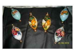 Ornements en verre de Noël de conception unique accrocheur faits à la main décoration de luxe égyptienne de haute qualité ornements de Noël - Product Image 5