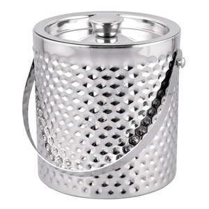 Stainless Steel Double Wall <b>Ice</b> <b>Bucket</b> Bolt Hammered - Product Image 1