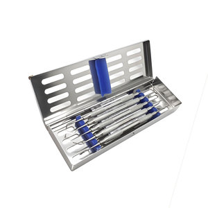 Instrumentos de relleno de resina compuesta dental Kit restaurador recubierto de titanio de 6 piezas - Product Image 5