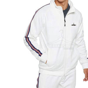 ชุดวอร์มผู้ชายมีซิปสำหรับเล่นฟิตเนสยิมฟิตเนสกางเกงสองชิ้นใส่วิ่งโลโก้ตามสั่ง - Product Image 5