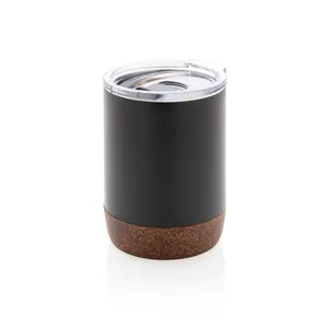 Taza Térmica Ecológica de Corcho y Acero Reciclado, Vaso de Acero Inoxidable - Product Image 1