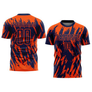 Camiseta de fútbol de malla de poliéster sublimada de proveedor directo de fábrica, camisetas de fútbol impresas por sublimación personalizadas más vendidas - Product Image 1