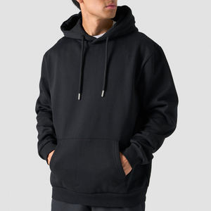 Pull-over en coton uni d'hiver à logo personnalisé Nouveau design Vêtements décontractés Sweat à capuche de style streetwear de haute qualité pour hommes - Product Image 6