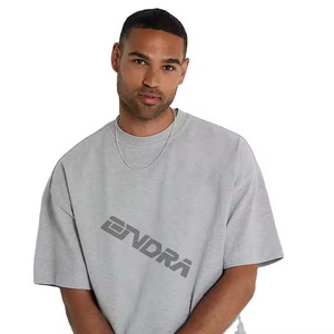 Camiseta de Hombre con Lavado Ácido, Estilo Urbano Hip Hop, 100% Algodón, con Logotipo Personalizable, Talla Grande, Vintage - Product Image 1