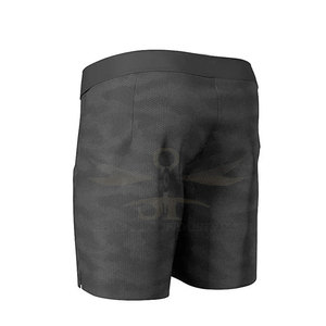 Short MMA pour hommes le plus vendu, taille élastique, style sportif avec motif solide, séchage rapide et respirant, concevez votre propre modèle - Product Image 3
