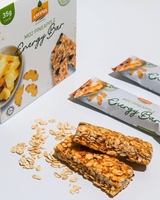 Barrita Energética de Piña AMANIS MD2 Hecha en Malasia, Dulce, Semi-Suave, Caja de Snacks de Frutas y Vegetales Horneados, Ingredientes Naturales Nutritivos