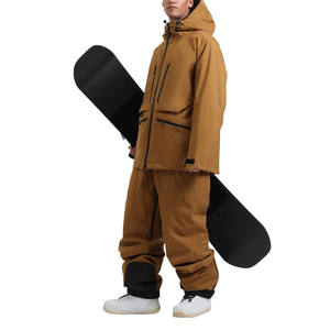 Traje de Esquí de Invierno Impermeable y Cortavientos de Alta Calidad con Capucha, Transpirable, con Cremallera Frontal y Estampado para Snowboard, para Hombre - Product Image 3