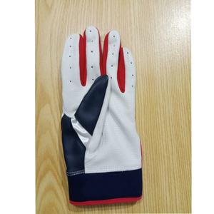Guantes de bateo de béisbol profesionales personalizados para adultos Diseño de cuero antideslizante con logotipo personalizado Posición de jarra de captura - Product Image 3