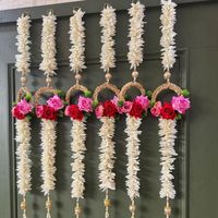 Décoration murale ethnique bohème faite à la main en tissu multicolore pour la maison et les célébrations festives avec une touche artistique et esthétique