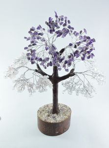 Arbre en pierres précieuses naturelles, 300 pierres, arbre des sept chakras, pour la décoration de la maison et la méditation - Product Image 4