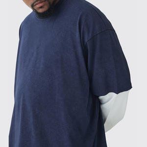 Camiseta Deportiva Extra Grande para Hombre, Personalizada OEM, Cuello Redondo, 100% Algodón Puro, Estilo Casual Urbano - Product Image 6