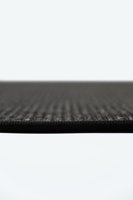Tapis en sisal naturel anthracite de qualité supérieure, couleur unie, style moderne, tissé, résistant aux taches, antibactérien, durable