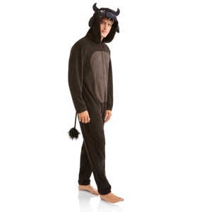 ชุดวันซี่มีฮู้ด2025ใหม่ผ้าฟลีซปักลายน่ารักสำหรับทั้งชายและหญิง - Product Image 4