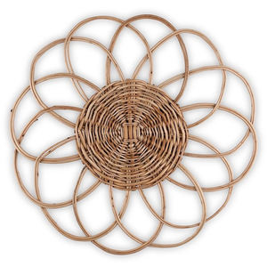 Nouvelle table à manger écologique rotin Durable moderne plaque de chargeur de haute qualité à la main décor de mariage napperon mariage - Product Image 1