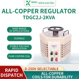 Régulateur de tension 220V monophasé TDGC2-2000W Autotransformateur AC 2kw Gradateur domestique 0-250v - Product Image 2