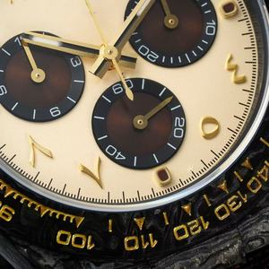 Reloj deportivo automático de fibra de carbono personalizado especial DIW 4130 de lujo, reloj de hombre de caucho - Product Image 3