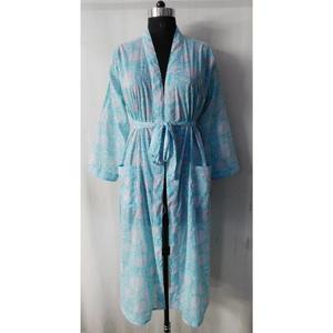 Kimono en coton doux imprimé peignoir longue chemise de nuit et vêtements de plage pour l'été pour les mariages et les maillots de bain - Product Image 2