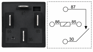 JD1912 12V 40A 4 Pin SPST Sealed Automotive Relay Mounting <strong>Bracket</strong>/Wire Harness Socket for Cars/Trucks/Vans/Motorcycles/Boats - Product Image 3