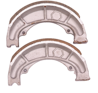 Vasus Plaquettes de frein arrière en aluminium neuves et fiables, garantie 1 an, pour Suzuki/Kawasaki/Scooter/Moto de rue/Cruiser à frein à tambour