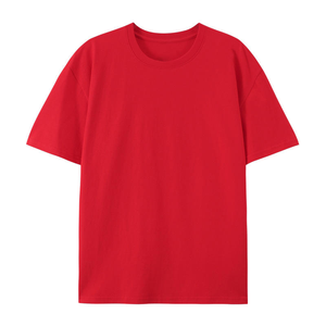 เสื้อยืดโอเวอร์ไซส์พรีเมียม 100% ผ้าฝ้าย สำหรับผู้ชาย พิมพ์โลโก้แบบกำหนดเอง หนักพิเศษ - Product Image 4